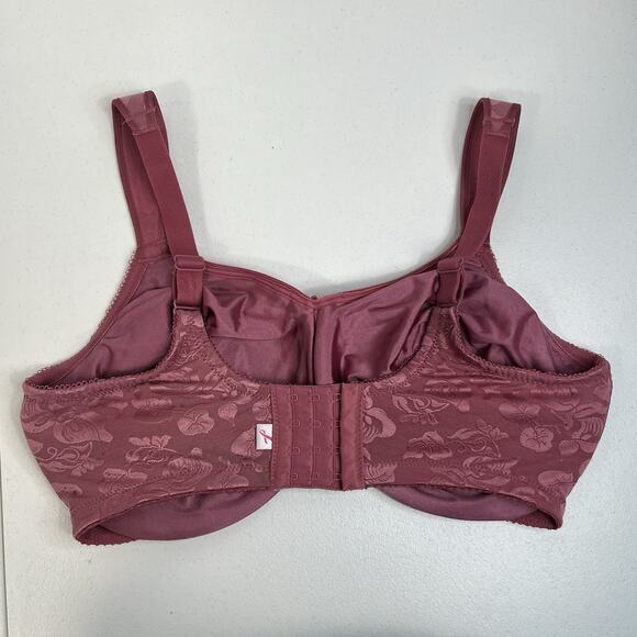Wacoal 38G Awareness Full Figure Seamless Underwire Bra Mauve Pink 85567 Women's - Picture 6 of 16